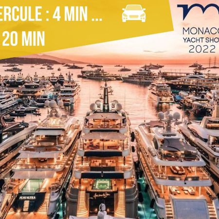 Appartement Moderne Climatise Monaco Vue Mer カップダイユ エクステリア 写真