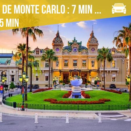 Appartement Moderne Climatise Monaco Vue Mer カップダイユ エクステリア 写真