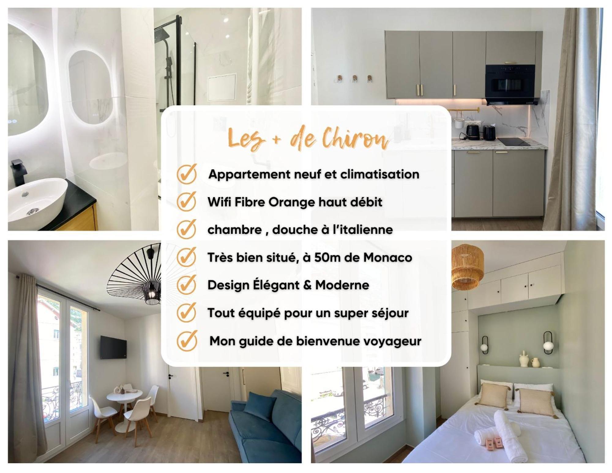 Appartement Moderne Climatise Monaco Vue Mer カップダイユ エクステリア 写真