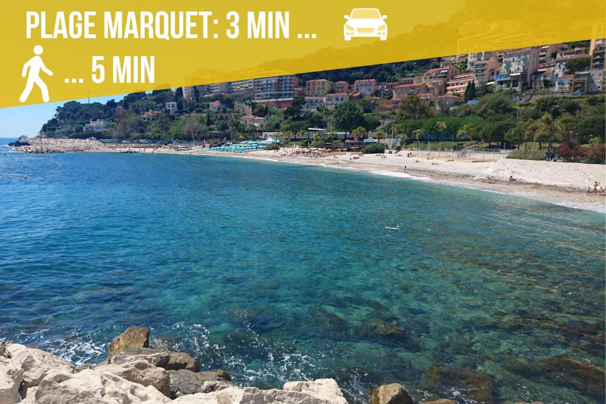 Appartement Moderne Climatise Monaco Vue Mer カップダイユ エクステリア 写真